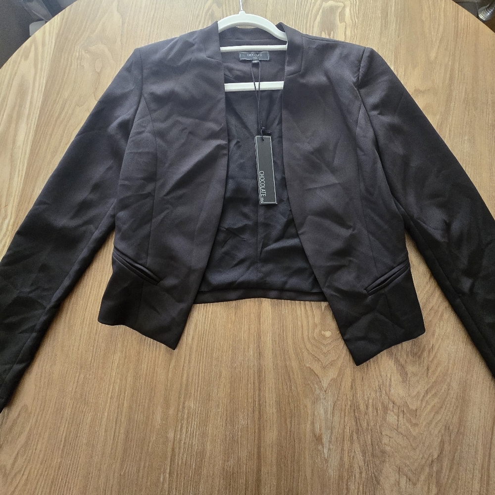 Black Short Blazer Jacket
